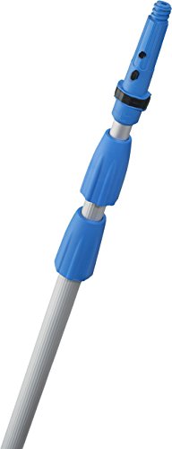 Unger Professional Connect & Clean Telescoping Extension Multi-Purpose Pole, Window Cleaning, Dusting, 6-16 Foot with Removable Cone