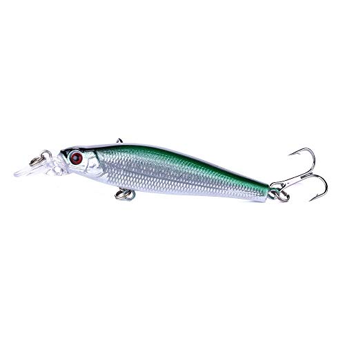 L-MEIQUN, 100pcs Angelköder 8.5cm / 9g Minnow-Köder-Qualitäts-harten Köder Crankbait Wobbler Angelausrüstung Leurre… – Bild 5