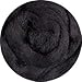 Weir Crafts Merino Wool Roving for Felting - 1 Ounce Black