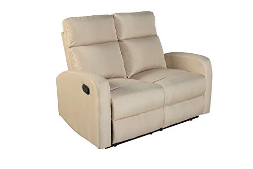 Kingway SF-1839-BEIGE-Loveseat Camila Sofas, 2seat, Beige