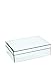 Medium Glass Jewelry Box Color: Clear Mirrored