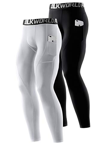 mens compression tights with pockets