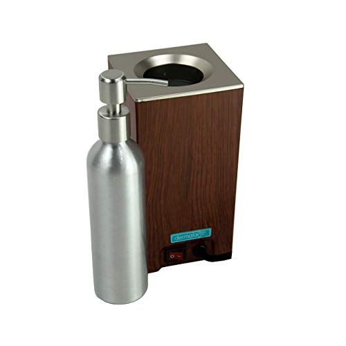 DERMALOGIC Massage Oil Warmer Replacement Bottle, Refillable Cosmetic Aluminum Bottle with Stainless Steel Pump, Professional Spa Massage Lotion Bottle Pump Set - Thumbnail 4