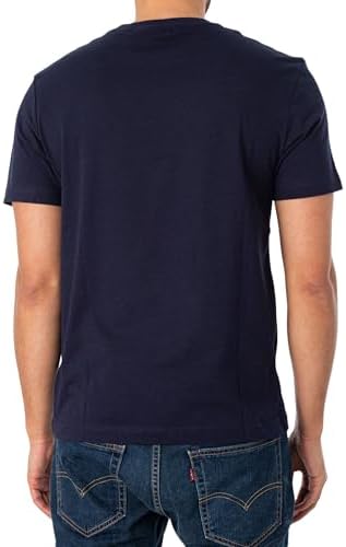 Herren Reg Shield T-Shirt T Shirt, Evening Blue, L EU