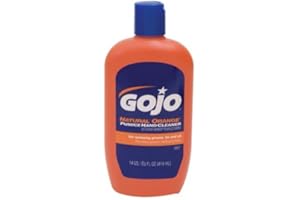 GOJO 095712EA Natural Orange Pumice Hand Cleaner, 14 oz Bottle