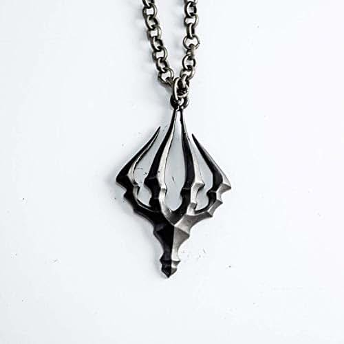 Hollow Knight King's Brand brass pendant video game cosplay jewelry necklace