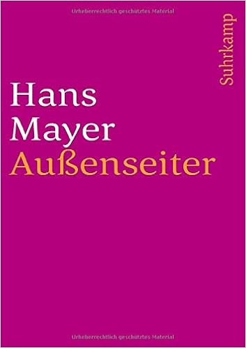 Aussenseiter Suhrkamp Taschenbuch Amazon De Mayer Hans Bucher