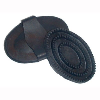 Roma Rubber Curry Comb Black Small