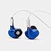 LINSOUL BGVP DMG 2DD+4BA Hybrid Drivers High Fidelity HiFi in-Ear Metal Earphones with Detachable MMCX Audio Cable for Musicians Audiophile (Blue)