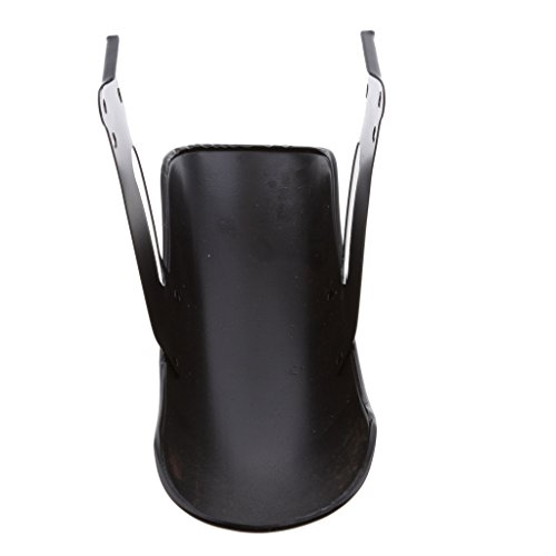 MonkeyJack Stainless Steel Front Fender / Mudguard / Mud Guard for Honda CG125 - Black - Thumbnail 3