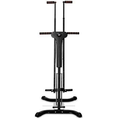 Goplus Vertical Climber Folding Stepper Climbing Exercise Machine w