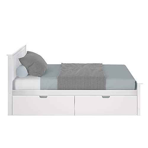 Max & Lily Full Bed Storage Drawers, White Pricepulse