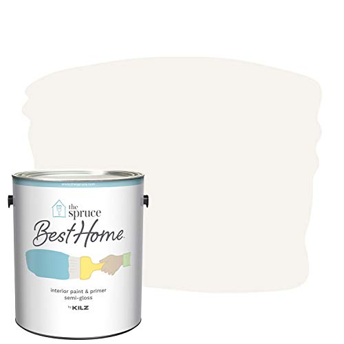 The Spruce Best Home by KILZ 15125001 Interior Semi-Gloss Paint & Primer in One, 1 Gallon, SPR-25 Fi