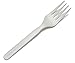 100% Compostable Forks - 7 in Bio-Degradable 50 count - Eco Friendly Durable and Heat Resistant Disposable Utensils (White Fork)