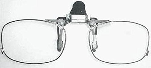 Devardi Glass Clip-on Flip-up Magnifier Glasses 2 X, for Lampwork, Beadmaking