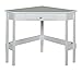 Kings Brand Furniture - Hastings Wood Home & Office Corner Desk with Drawer, White