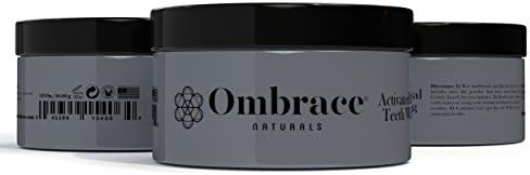 Natural Teeth Whitening - Activated Charcoal Powder 2oz Made From Coconut Shells (Made In The USA) By Ombrace