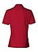 Jerzees Women's 4 Pearl Buttons Collar Polo Shirt, L, True Red