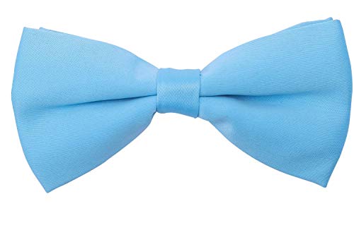 ORSKY Toddler Boys' Bow Tie and Suspenders Adjustable Elastic 24 Inches Blue White Stripe