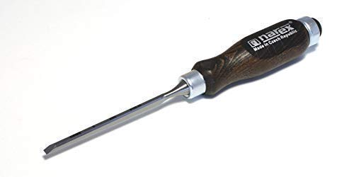 Narex Piercing Chisel - Flat with Dark Grip - 14 mm