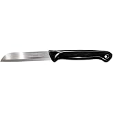 Quantity Paring Knife Serrated Stainless Steel Small Fruit and Vegetable Kitchen Knives &ndash; Sharp German Solingen Blades, Black Color Handles, Ideal for Peeling, Cutting &amp; Cooking