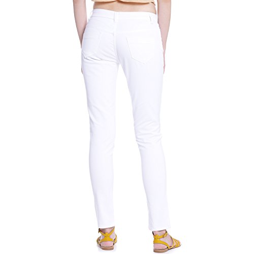 broadstar women denim white jeans