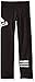 adidas Little Girls' Active Workout Pant, Caviar Black Stripe, 6X