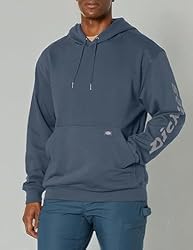 Dickies Mens Water Repellent Logo Sleeve Hoodie