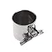 Jim-Hugh Food Water Feeding Bird Single Cups with Clip Stainless Steel Parrot Cage Standthumb 2