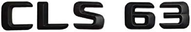 Matt Black" CLS 63" Car Trunk Rear Letters Word Badge Emblem Letter Decal Sticker for Mercedes Benz AMG CLS Class CLS63 AMG (Matt Black)