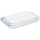AmazonBasics Glass Oblong Baking Dishes - 2-Pack