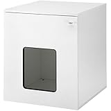 Design Katzenklo / Katzentoilette / Katzenhöhle - WEISS: Amazon.de