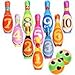 iBaseToy Kids Bowling Toy Set, Foam Ball Toys, Indoor Outdoor Bowling Games for Children/Toddlers/Boys/Girls for Early Development/Sport/Preschool (10 Pins & 2 Bowling)