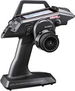Sanwa 101A32361A M12S-Rs 4-Channel Tx with Rx-482 Receiver-No Servos