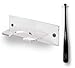 CYPRESS SUNRISE Baseball Bat Holder for Vertical Display - Sturdy Acrylic Hanger - Wall Mount to Fit the Handle of any Baseball or Softball Bat (Hardware Included) Easy to Install Rack