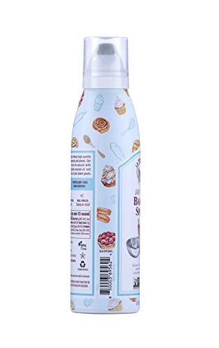LA TOURANGELLE, ALL PURPOSE BAKING SPRAY, GLUTEN-FREE, NON-STICK, CHEMICAL FREE AND PROPELLANT FREE, EXPELLER-PRESSED COOKING SPRAY OIL, 5 FL OZ
