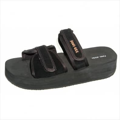Amazon.com | Foot-EEZ Health Sandals 42580-W-Black Women's Sandals | Shoes