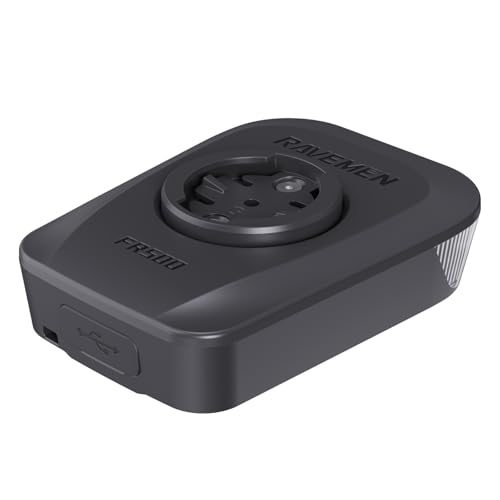 RAVEMEN FR500 Bicycle Computer Accessories, Compatible with Garmin/Wahoo Bicycle Computer IPX6 Waterproof USB-C Charging