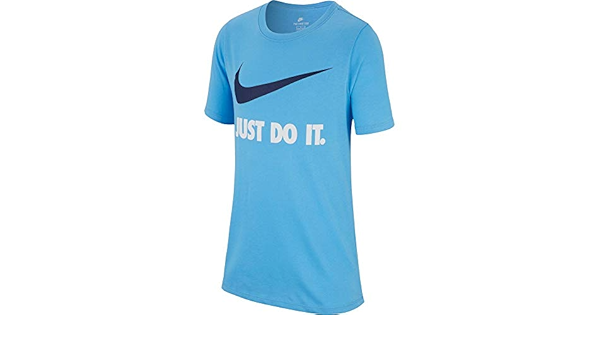 nike just do it blue t shirt