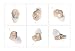 Super Mini,Half Penny-Sized,in-The-Canal (ITC), New Digital Hearing Amplifier, Clearly Technology, Interchangeable, Suitable for Men and Women, Trademark: Easyuslife
