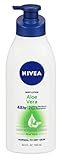 Nivea Lotion Aloe Vera 48 Hour 16.9 Ounce Pump (500ml) (3 Pack)