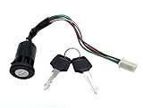 SAUTOP Pack of 2 Ignition Key Switch,4 Pin Ignition