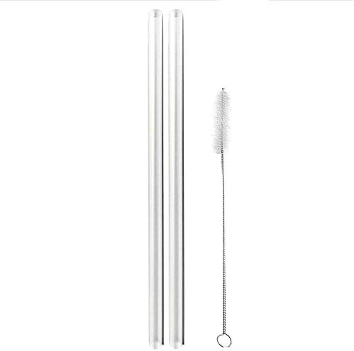 ELEFOCUS Replacement Straw Set for Hydro Flask- Set of 2 - also for Camelback Bottles Wide Mouth