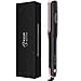BESTOPE 2 In 1 Hair Straightening and Curler, Professional Ceramic Hair Straightener Flat Iron with 15s MCH Tourmaline Ions Heating, 1 Inch Curling Iron Wand with Clips Gloves