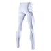 saraca core Men’s Compression Pants Sports Baselayer Running Workout Active Tights Yoga Leggings UPF 50+ Ｗhite