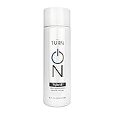 Turn On Water and Silicone Infused Hybrid Lubricant, 8 Ounce Bottle for Smooth Skin, Easy Clean-Up, No Sticky Mess