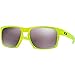 Oakley Men's OO9262 Sliver Rectangular Sunglasses, Uranium/Prizm Daily Polarized, 57 mm