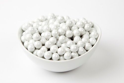 Pearl White Sixlets (10 Pound Case)