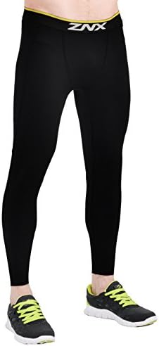 ZoneNX Mens Compression Tights Pants Leggings Heat Sports Football BB_XL