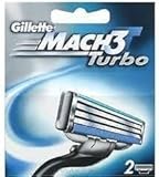 Gillétte Mach 3 Turbo Razor Refill Cartridges 10-Count (Made In Germany)